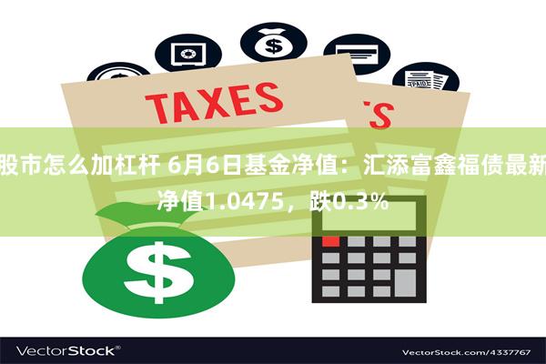 股市怎么加杠杆 6月6日基金净值：汇添富鑫福债最新净值1.0475，跌0.3%