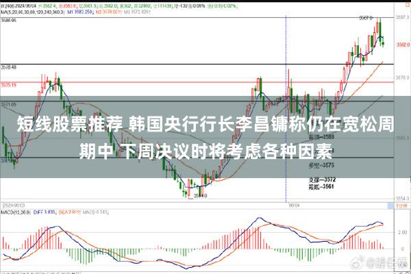 短线股票推荐 韩国央行行长李昌镛称仍在宽松周期中 下周决议时将考虑各种因素